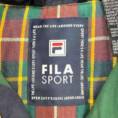 フィラスポーツ FILA SPORTS 香港製 中綿 シェルジャケット メンズ